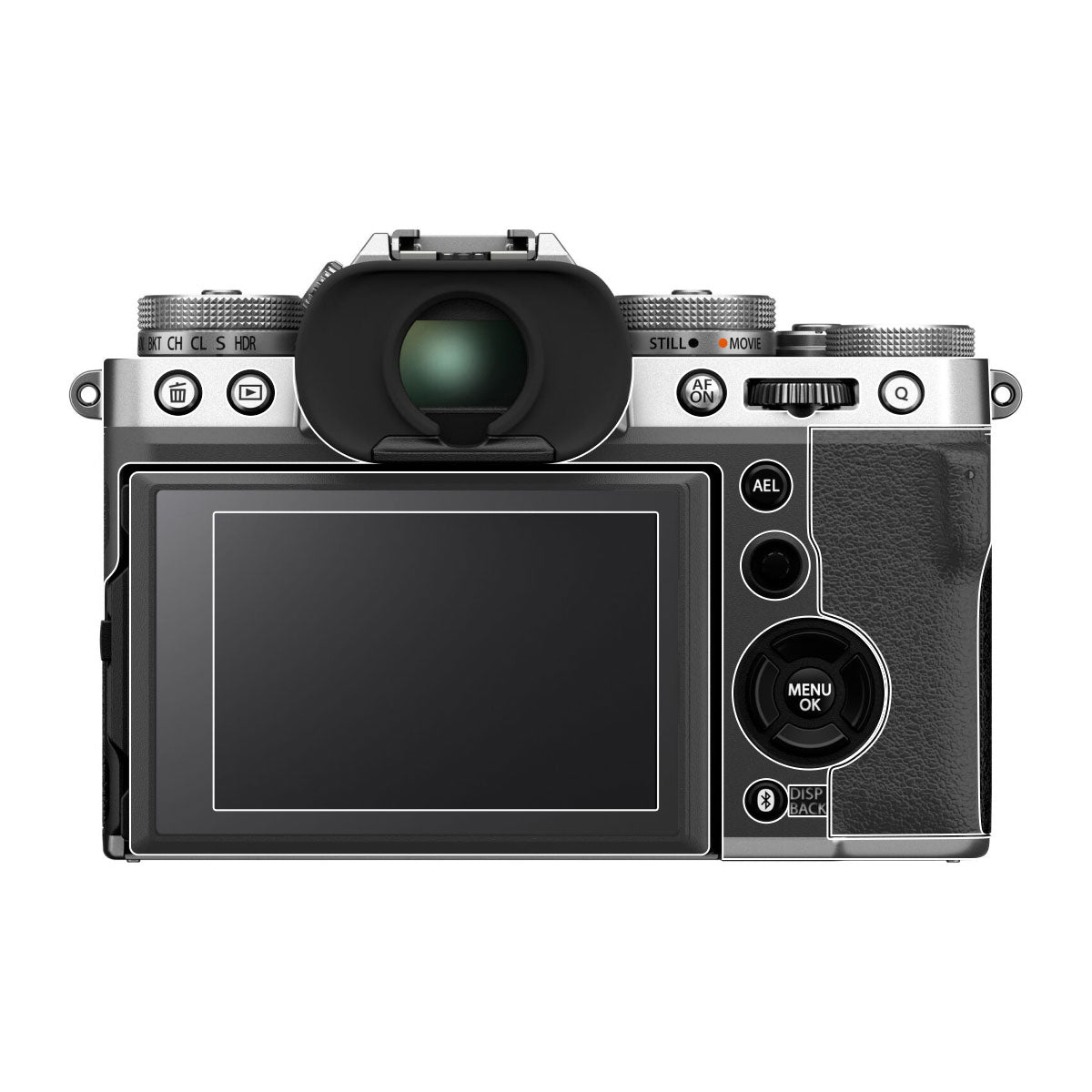 Transparent FujiFilm X-T5 Camera Skin