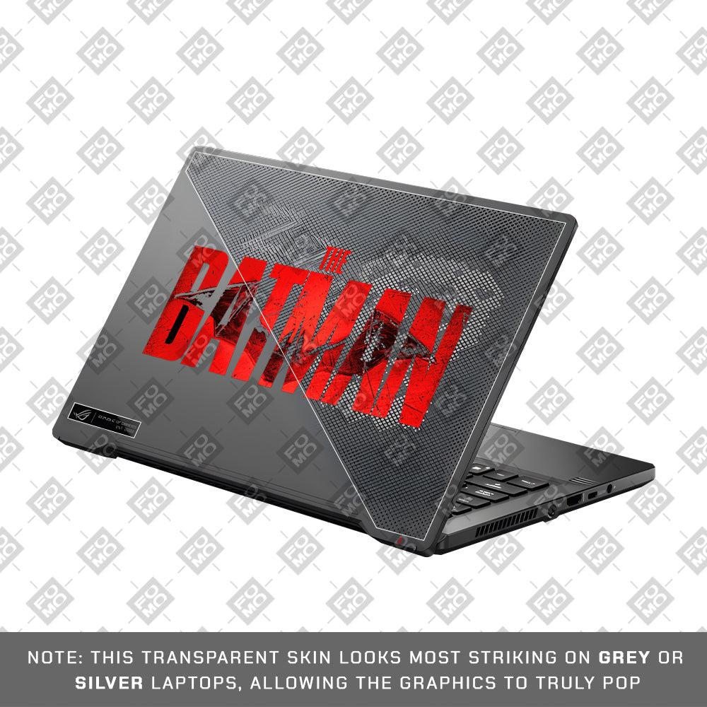 Transparent The Batman Asus ROG Zephyrus G14 GA401 Laptop Skin