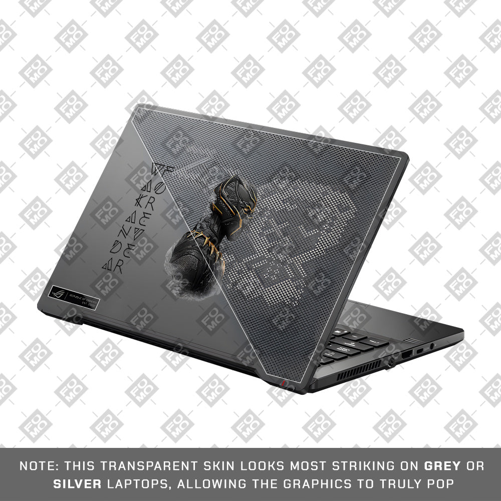 Transparent Wakanda Forever Asus ROG Zephyrus G14 GA401 Laptop Skin