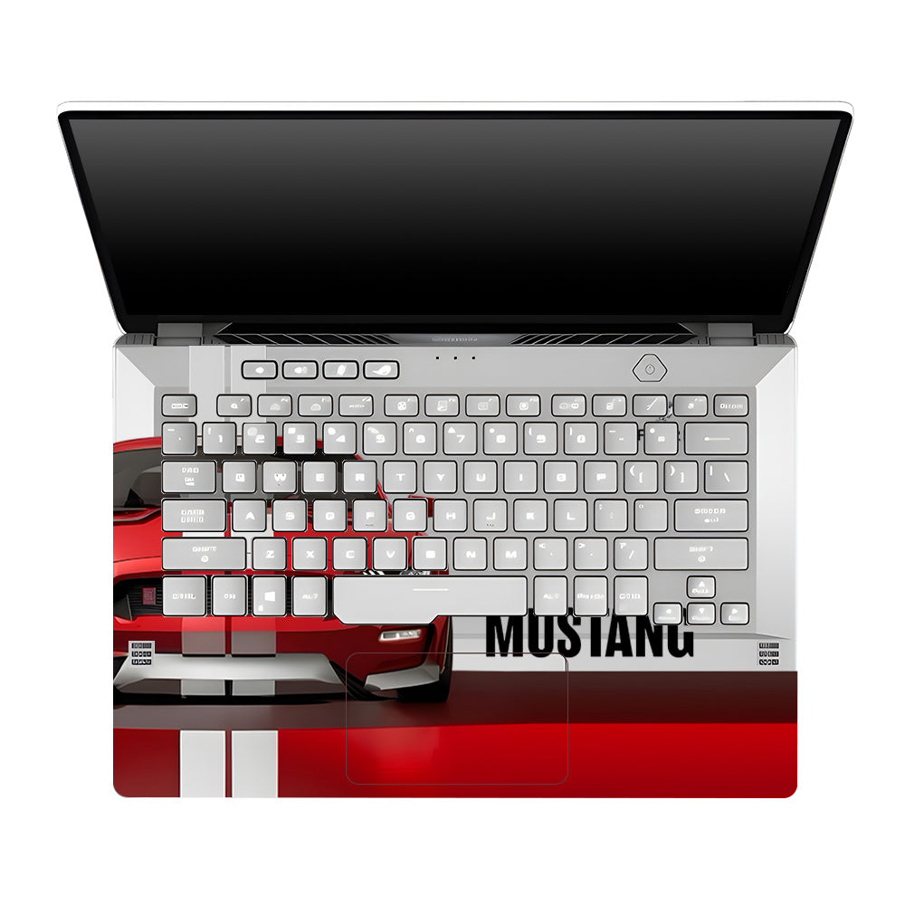 Transparent Mustang Power Asus ROG Zephyrus G14 GA401 Laptop Skin