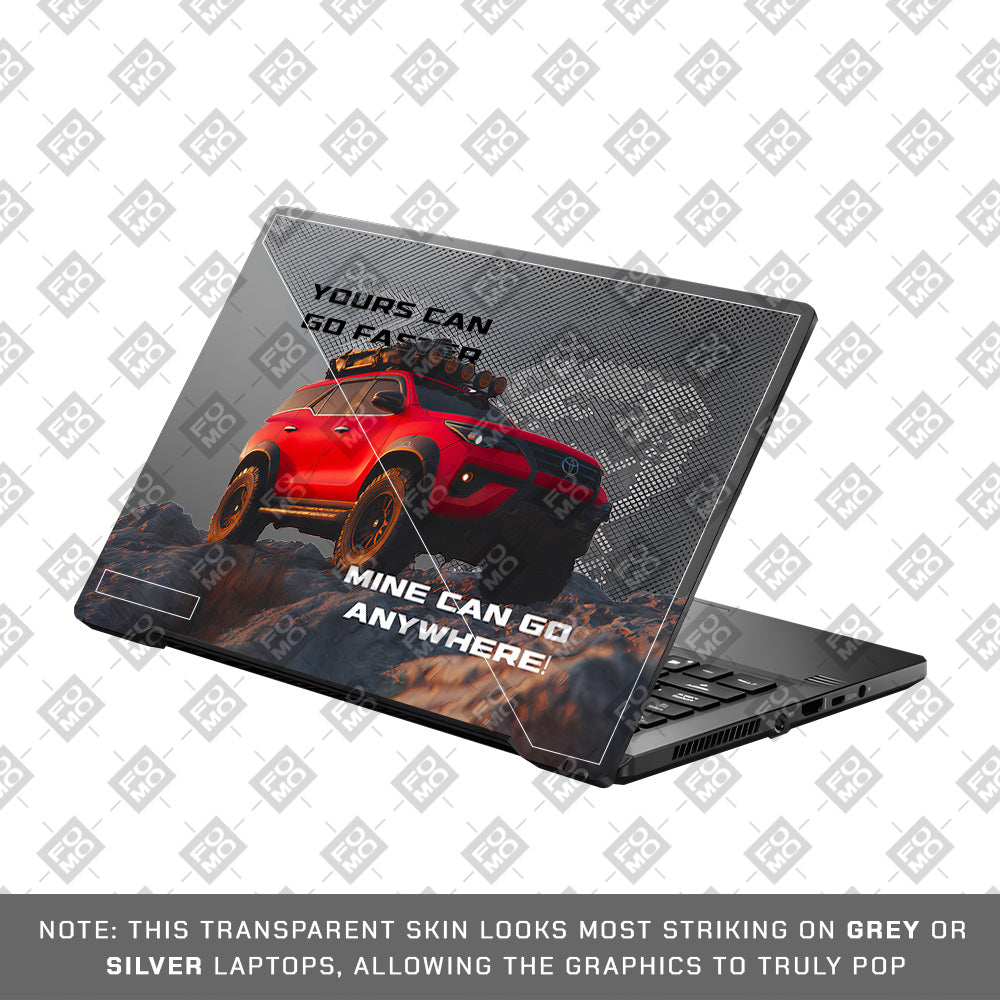 Transparent Off-Road Beast Asus ROG Zephyrus G14 GA401 Laptop Skin