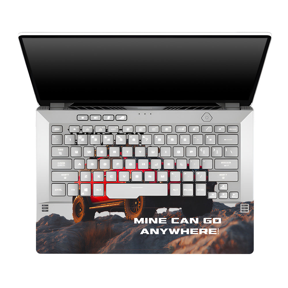 Transparent Off-Road Beast Asus ROG Zephyrus G14 GA401 Laptop Skin