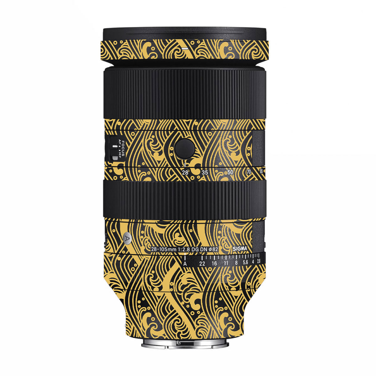 Textured Golden Tide Sigma 28-105mm F/2.8 DG DN Sony E Camera Lens Skin