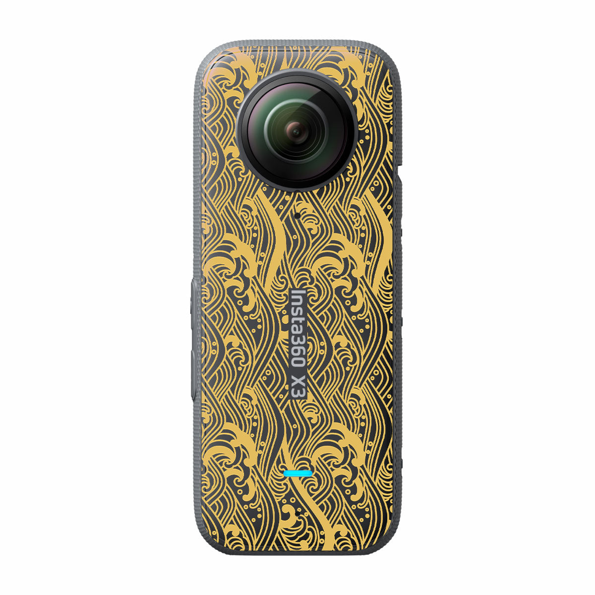 Textured Golden Tide Insta360 X3 Camera Skin