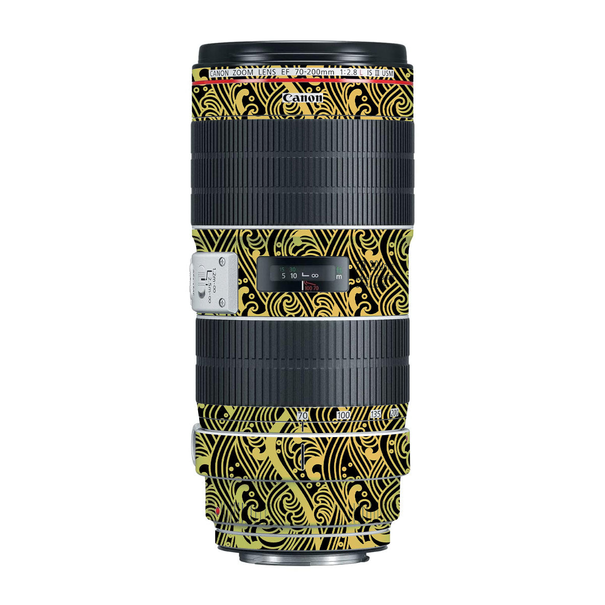 Textured Golden Tide Canon EF 70-200mm F/2.8L IS III USM Camera Lens Skin