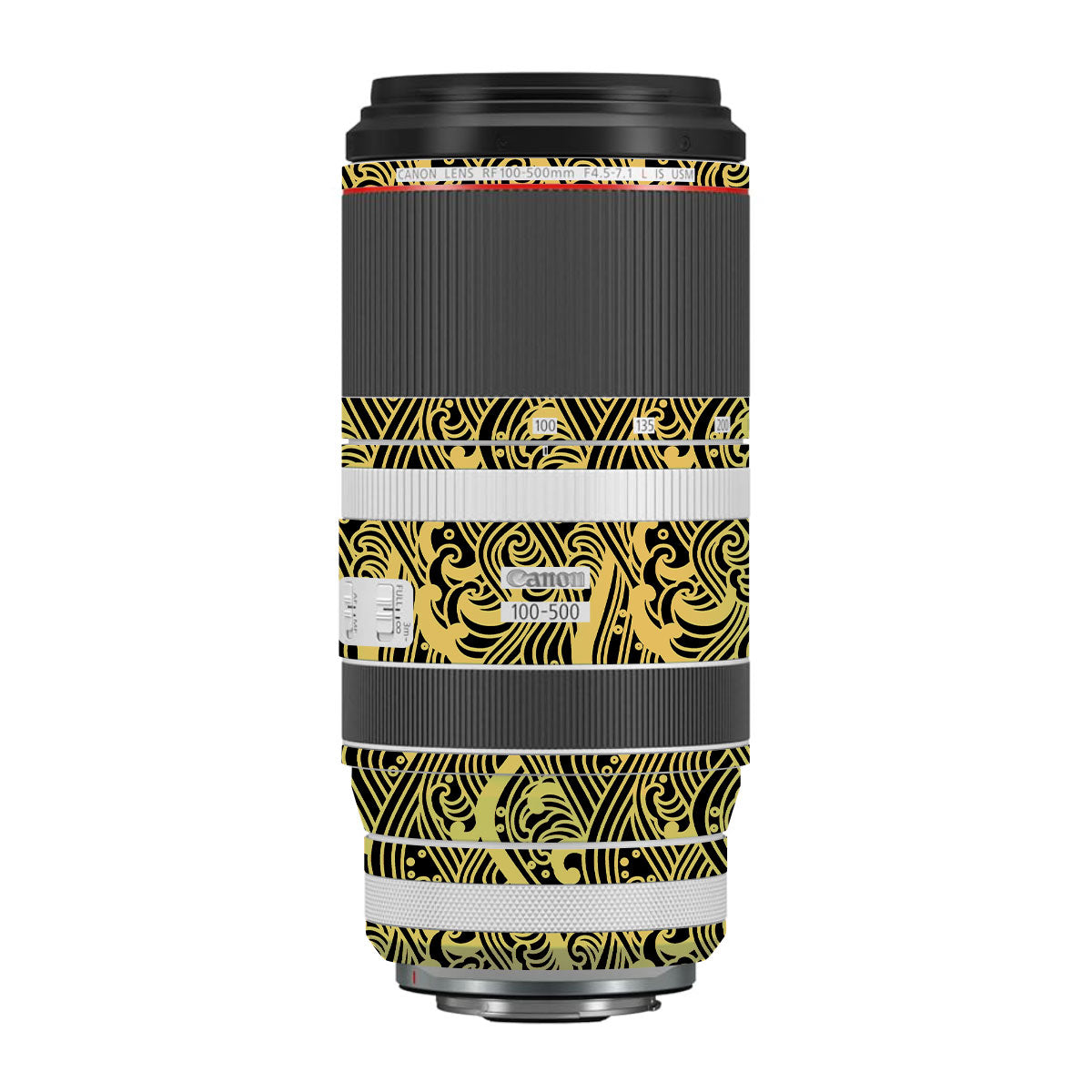 Textured Golden Tide Canon RF 100-500mm F4.5-7.1 L IS USM Camera Lens Skin