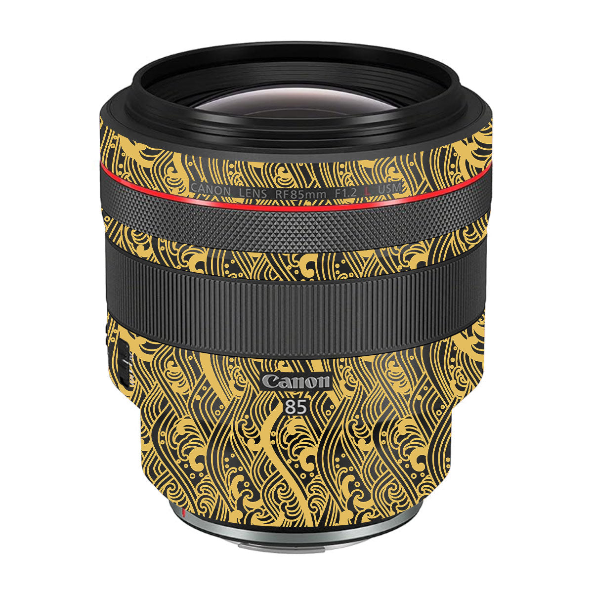 Textured Golden Tide Canon RF 85mm F/1.2L USM Camera Lens Skin