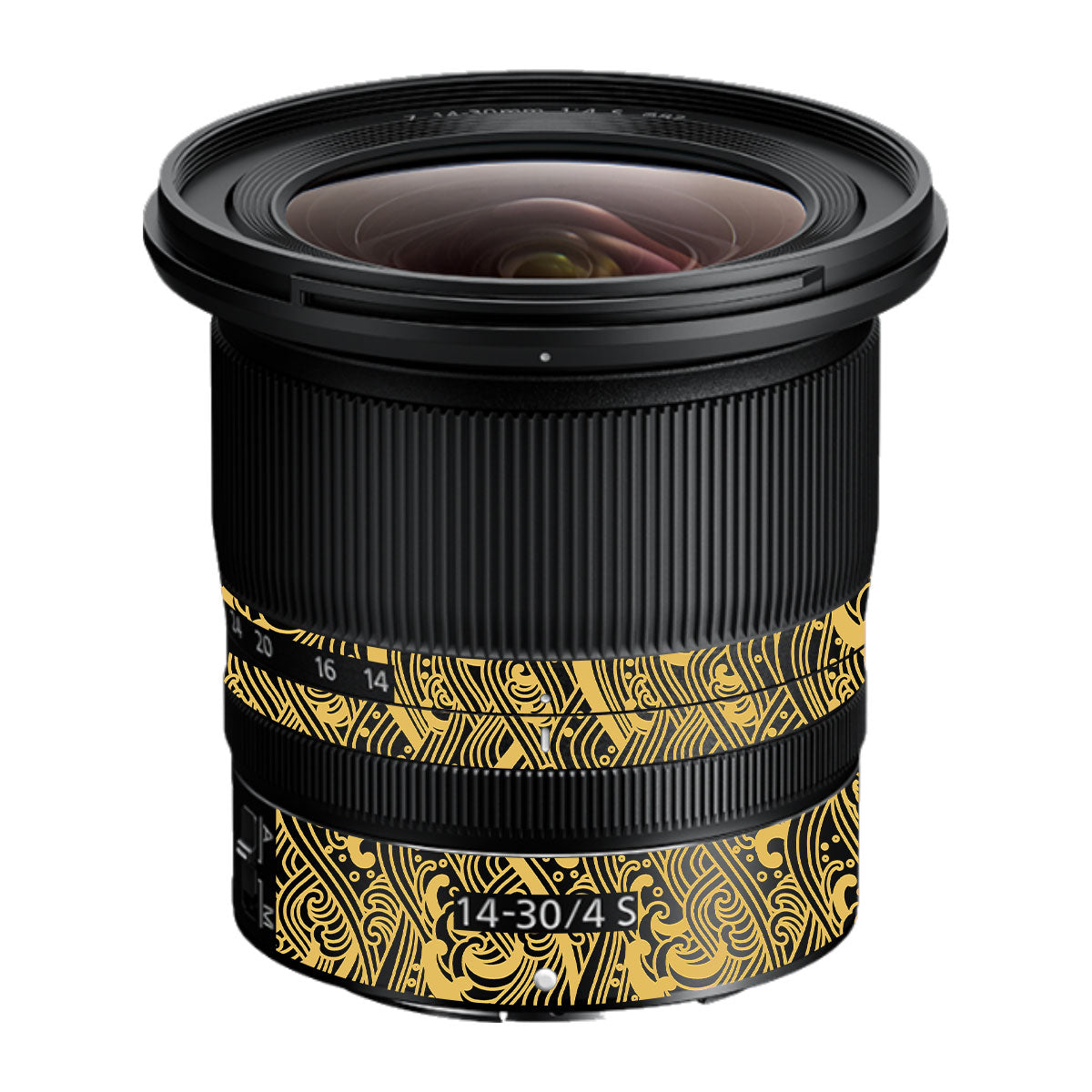 Textured Golden Tide Nikon Nikkor Z 14-30mm F/4 S Camera Lens Skin