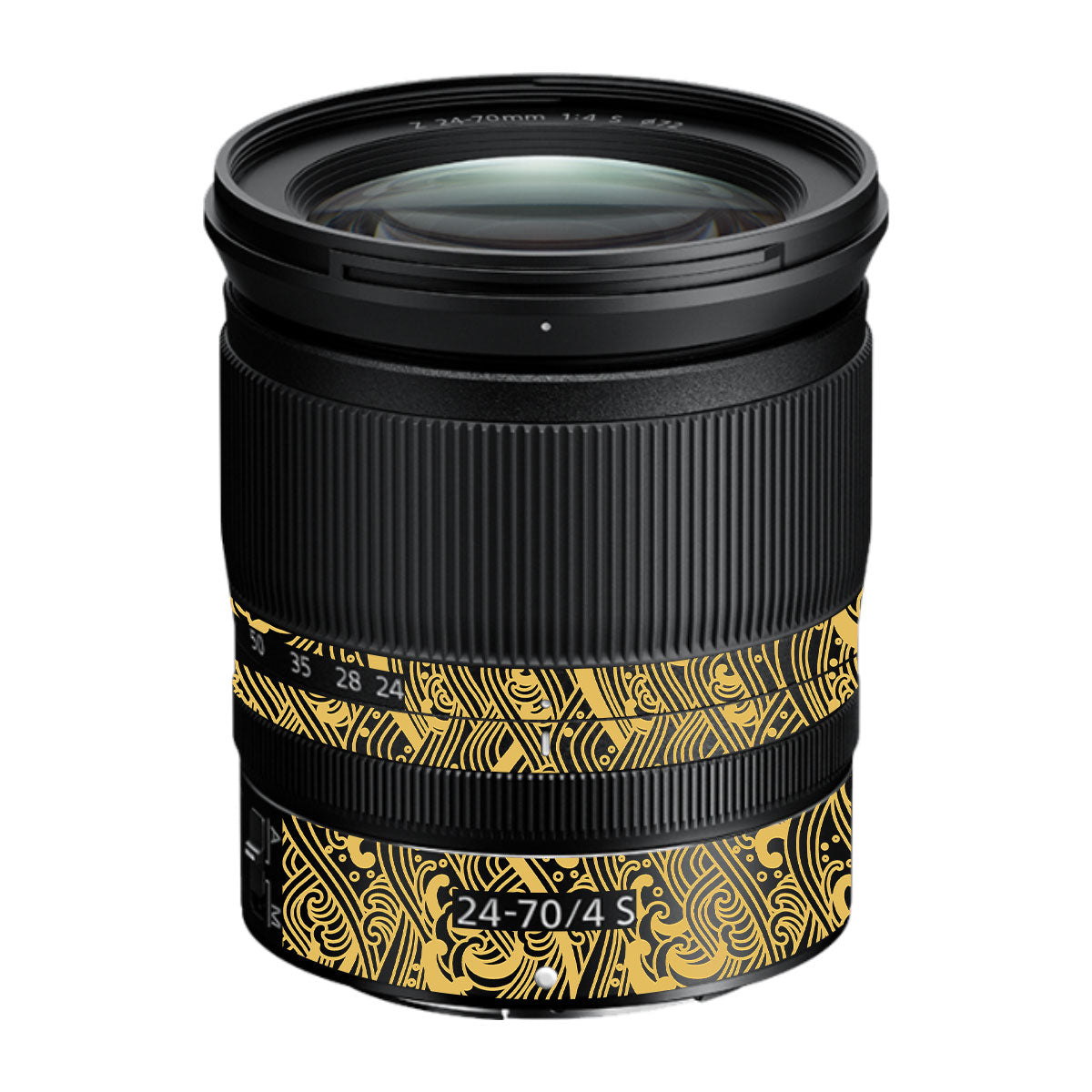 Textured Golden Tide Nikon Nikkor Z 24-70mm F/4 S Camera Lens Skin
