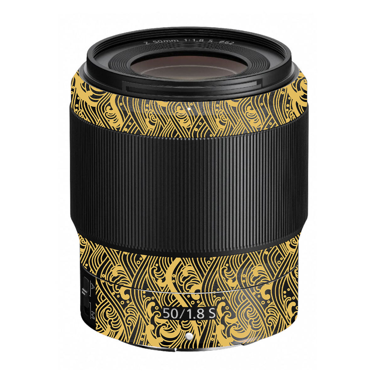Textured Golden Tide Nikon Nikkor Z 50mm F/1.8 S Camera Lens Skin