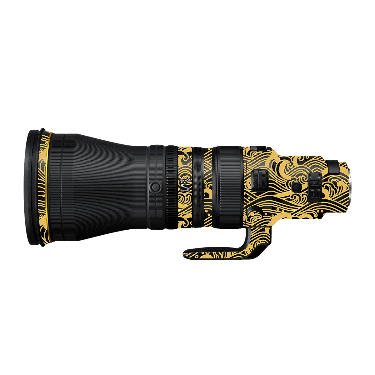 Textured Golden Tide Nikon Nikkor Z 600mm F/4 TC VR S Camera Lens Skin