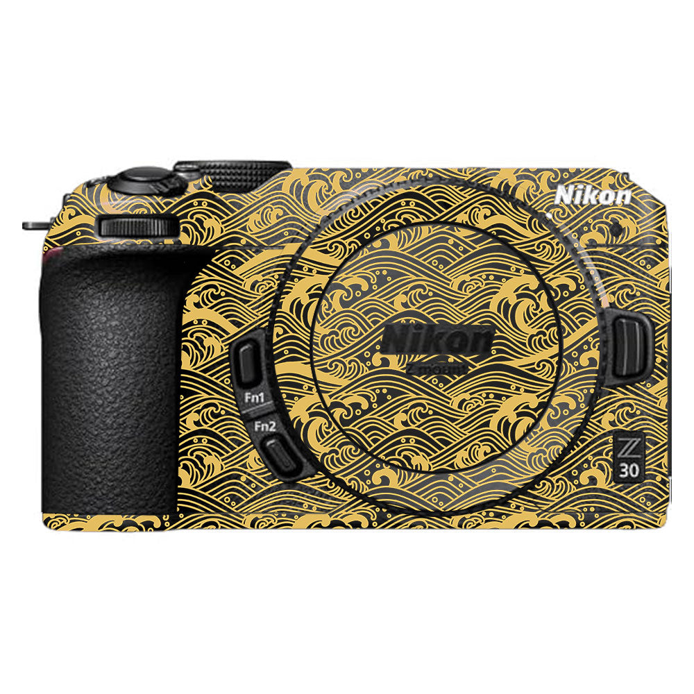 Textured Golden Tide Nikon Z30 Camera Skin