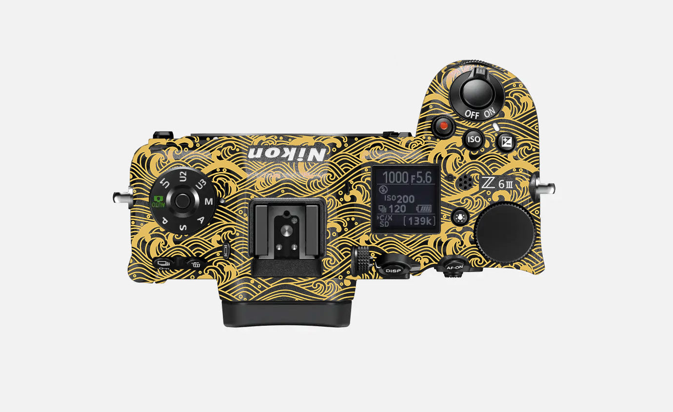 Textured Golden Tide Nikon Z6 III Camera Skin