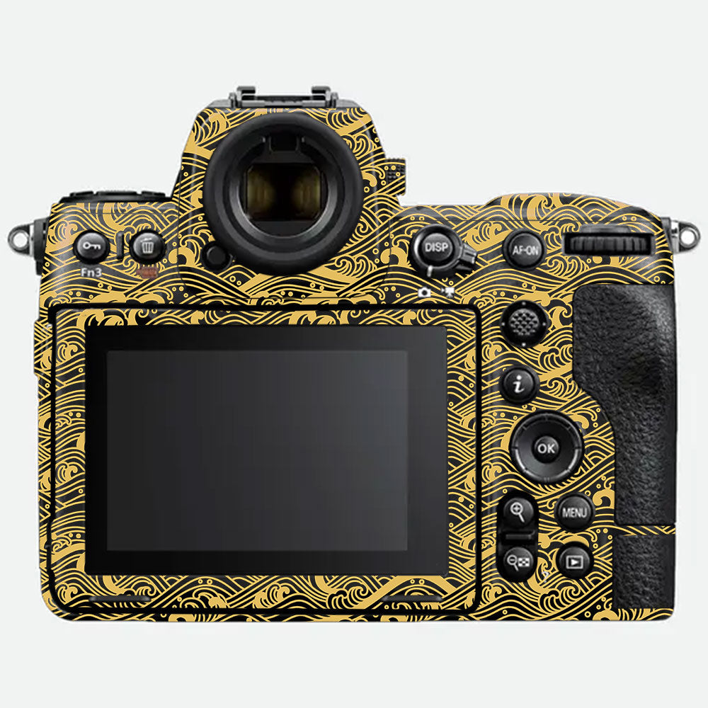Textured Golden Tide Nikon Z8 Camera Skin