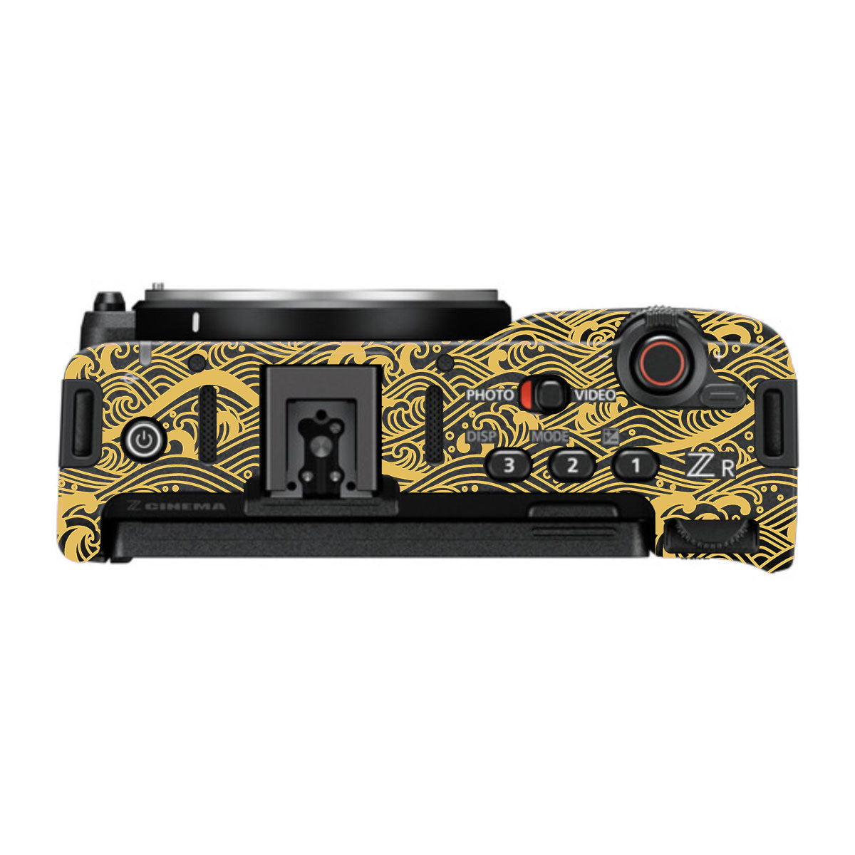 Textured Golden Tide Nikon ZR Camera Skin