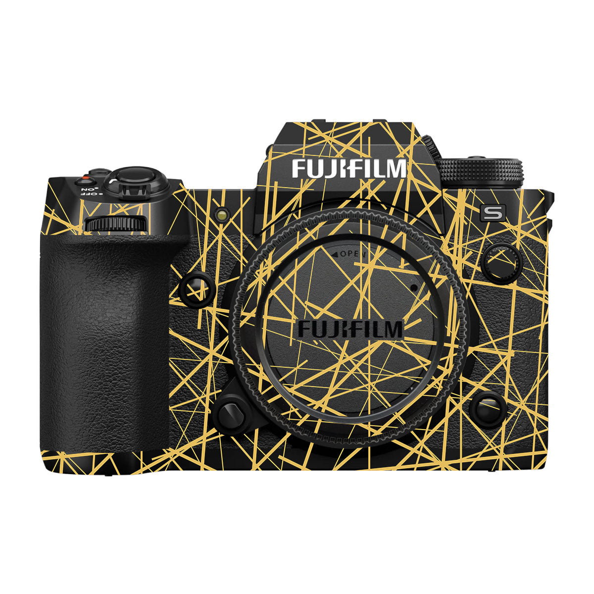 Textured Golden Web Fujifilm X-H2 Camera Skin