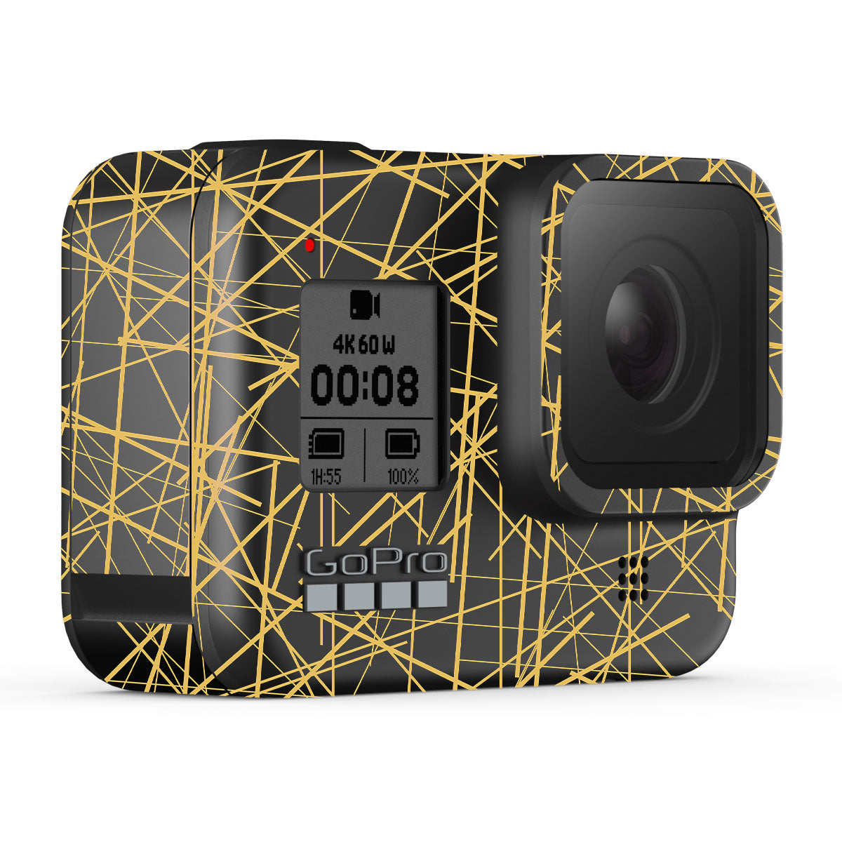 Textured Golden Web GoPro Hero 8 Camera Skin