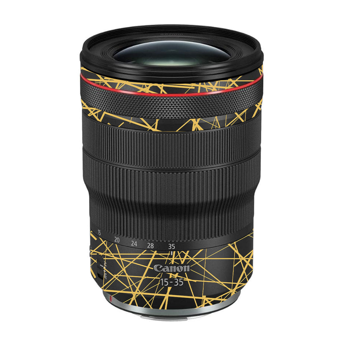 Textured Golden Web Canon RF 15-35mm F/2.8L USM Camera Lens Skin