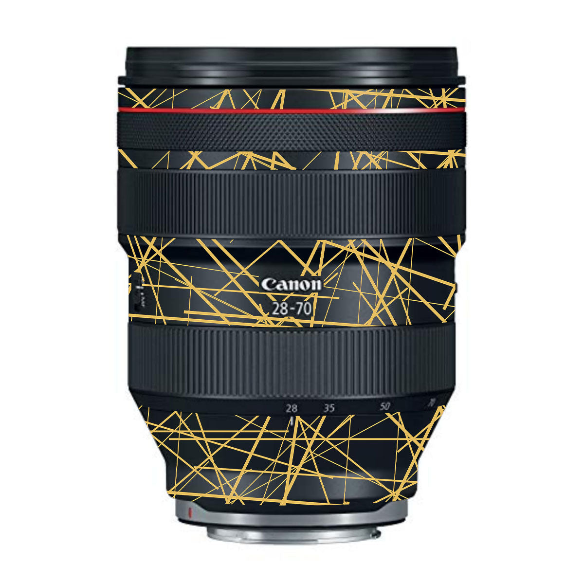 Textured Golden Web Canon RF 28-70mm F/2L USM Camera Lens Skin