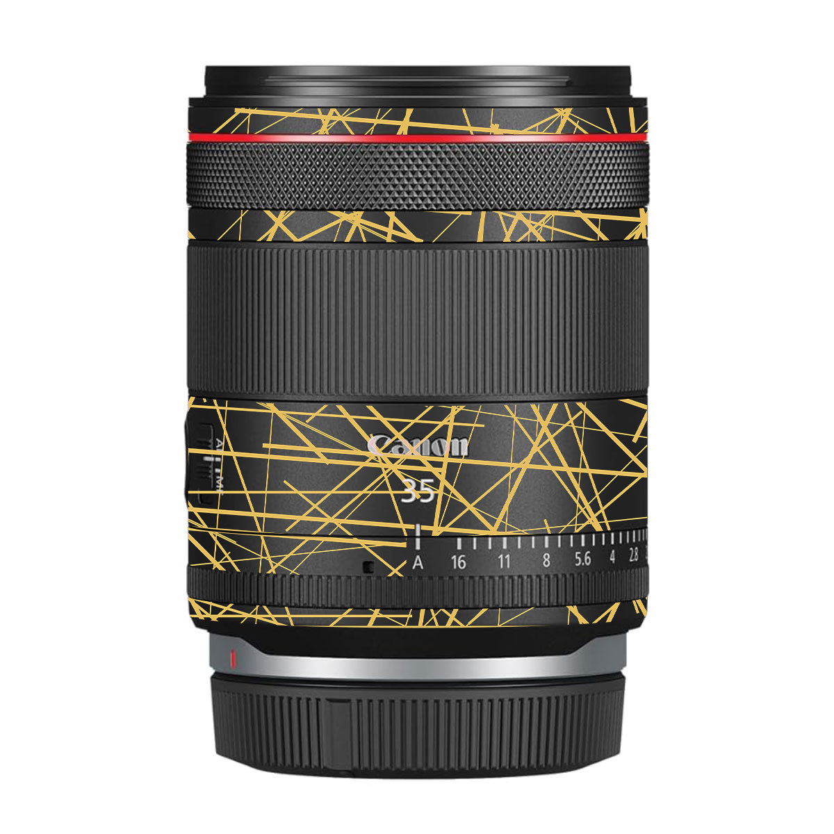 Textured Golden Web Canon RF 35mm F/1.4 VCM Camera Lens Skin