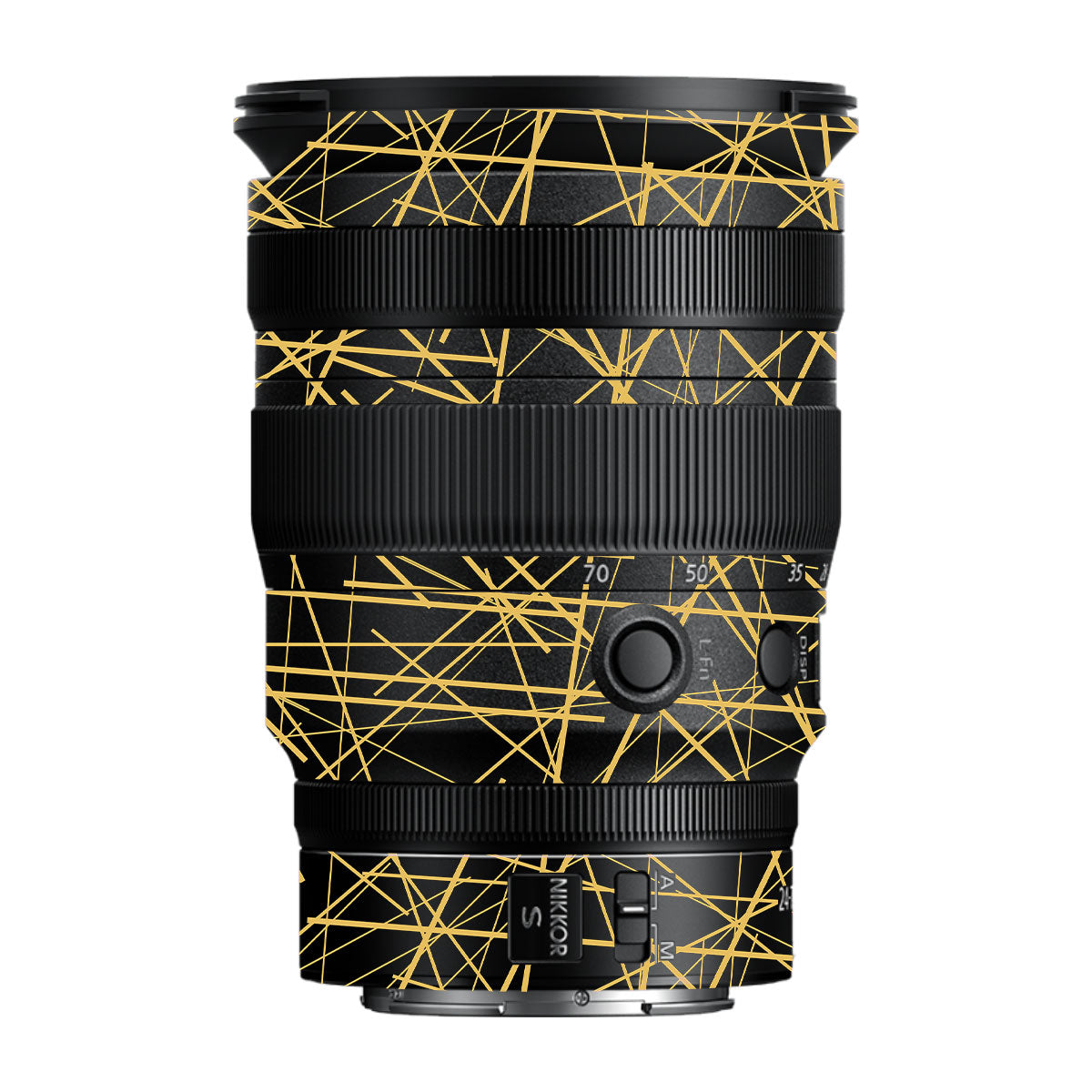 Textured Golden Web Nikon Nikkor Z 24-70MM F/2.8 S Camera Lens Skin