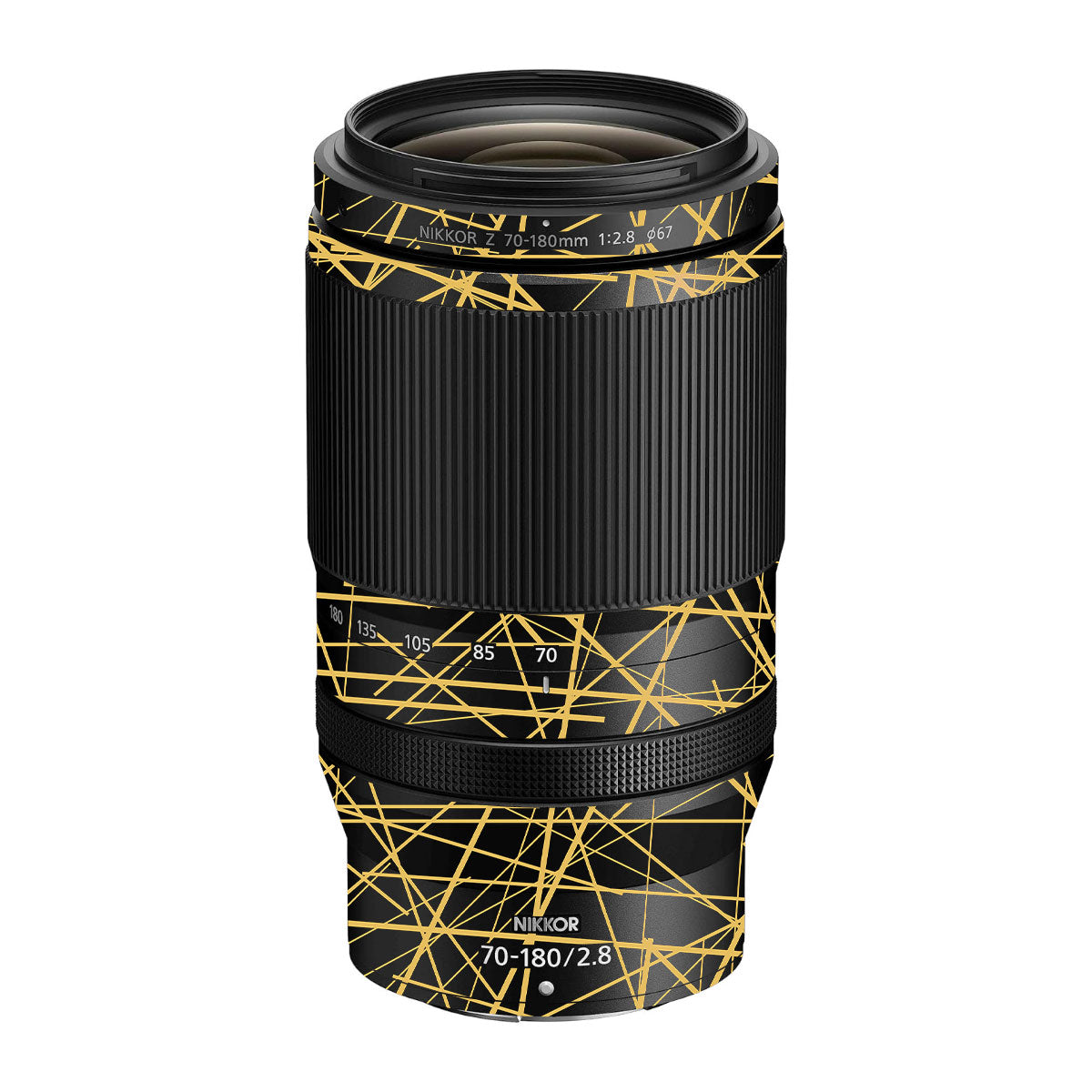 Textured Golden Web Nikon Nikkor Z 70-180mm F/2.8 Camera Lens Skin