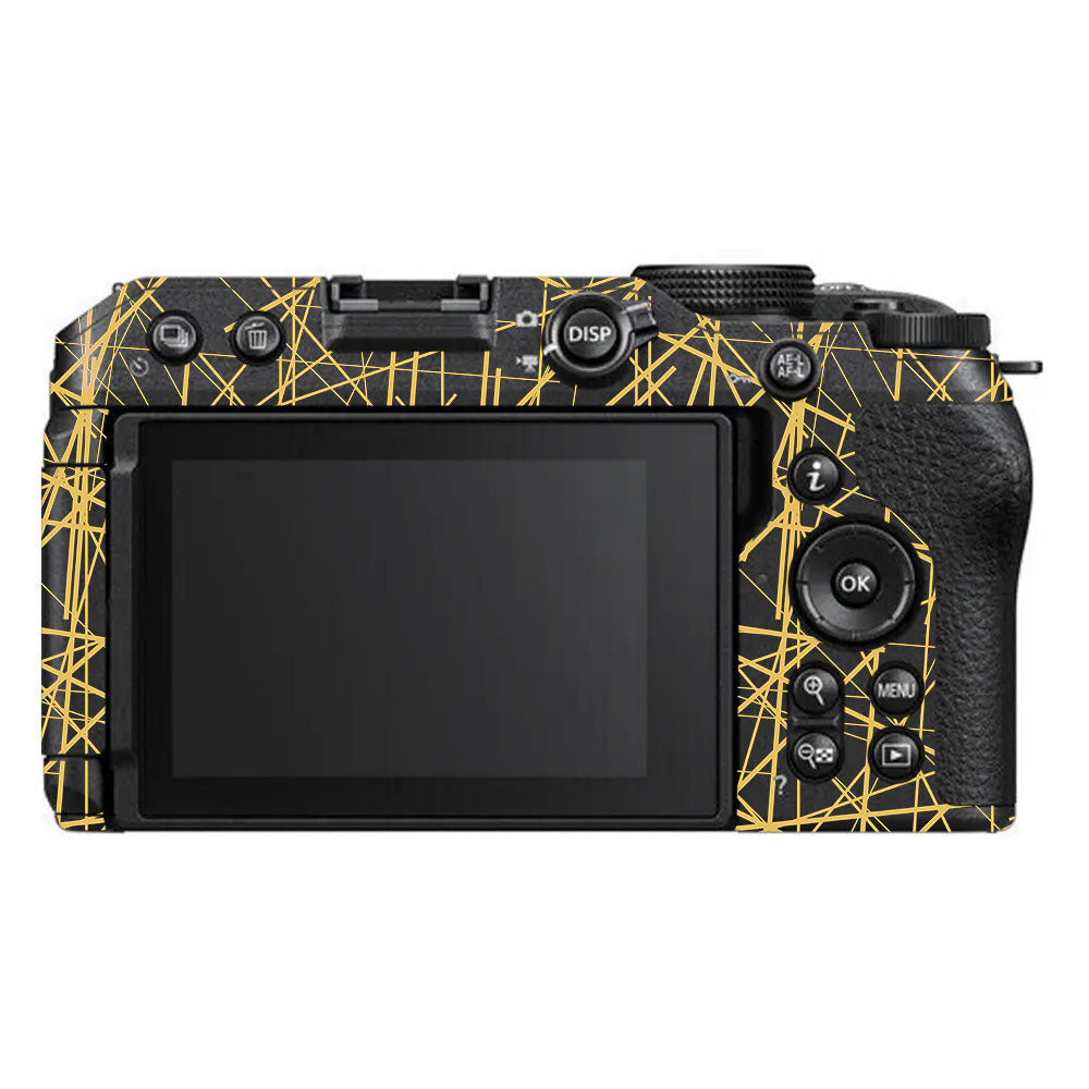 Textured Golden Web Nikon Z30 Camera Skin