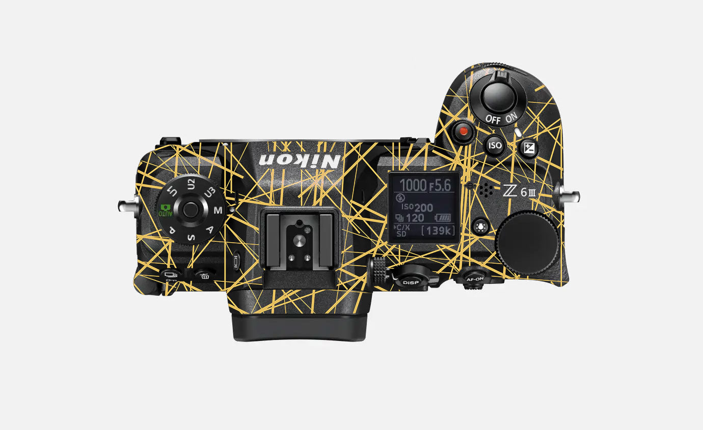 Textured Golden Web Nikon Z6 III Camera Skin