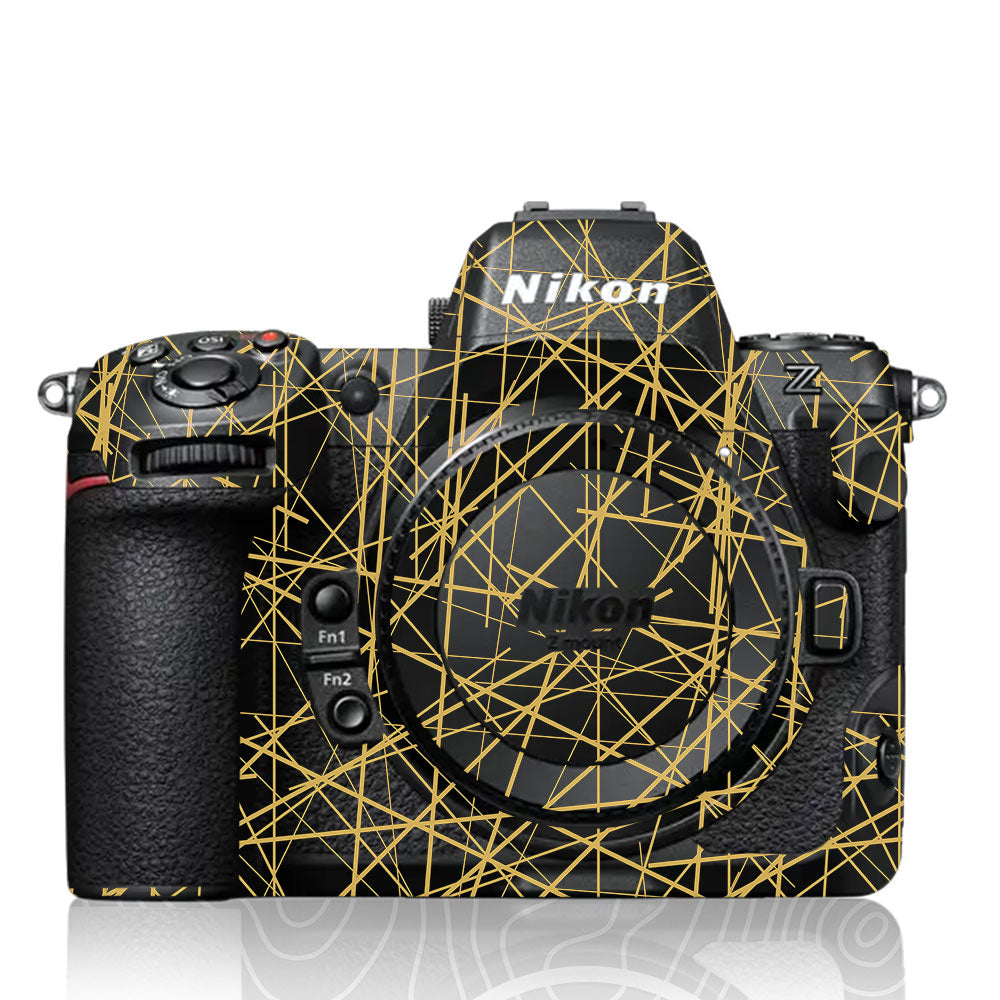 Textured Golden Web Nikon Z8 Camera Skin