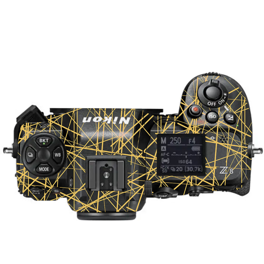 Textured Golden Web Nikon Z8 Camera Skin