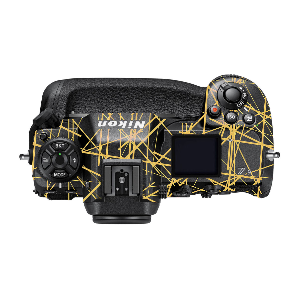Textured Golden Web Nikon Z9 Camera Skin