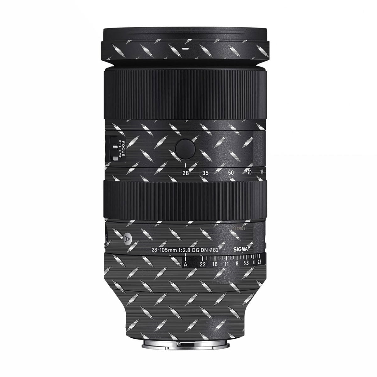 Textured Graphite Tread Sigma 28-105mm F/2.8 DG DN Sony E Camera Lens Skin