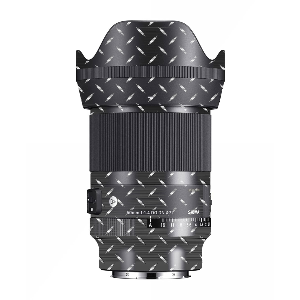 Textured Graphite Tread Sigma 50mm F/1.4 DG DN Art Sony E Camera Lens Skin