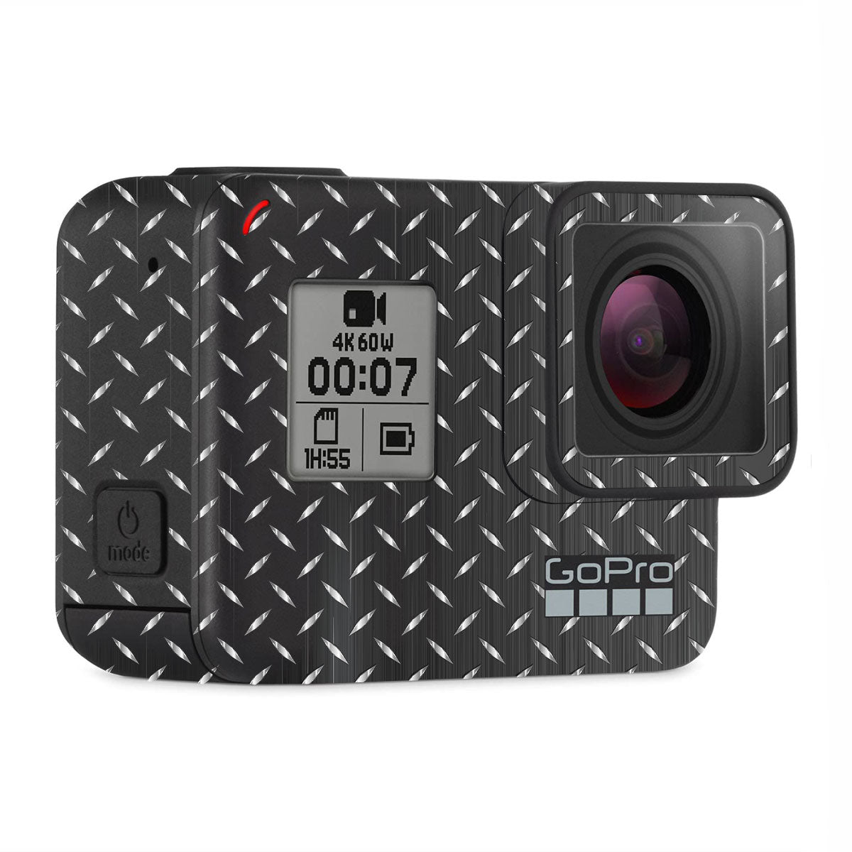 Textured Graphite Tread GoPro Hero 7 Camera Skin