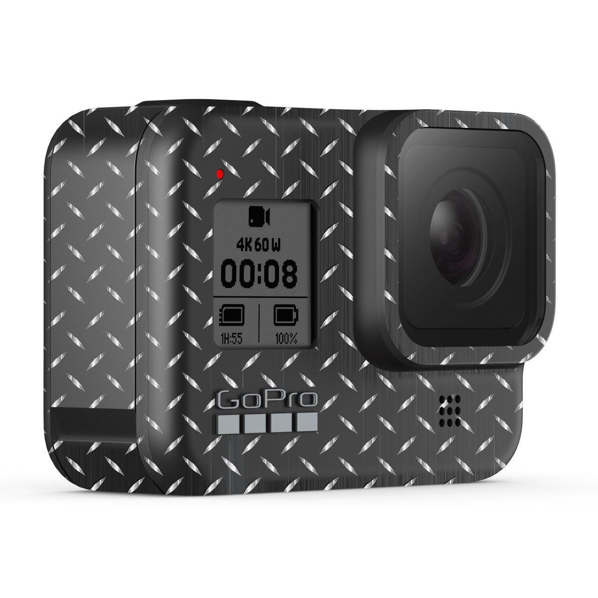Textured Graphite Tread GoPro Hero 8 Camera Skin
