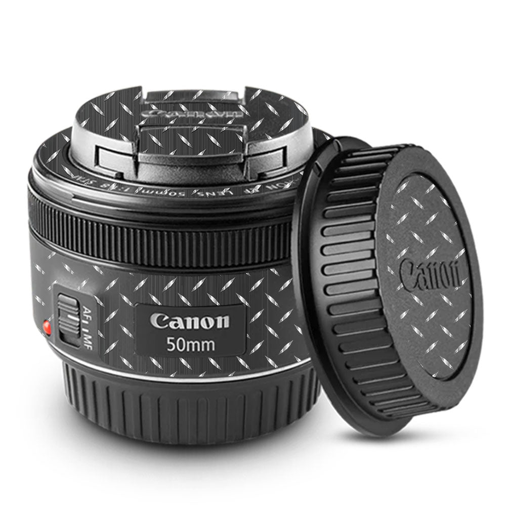 Textured Graphite Tread Canon EF 50mm f/1.8 STM Camera Lens Skin