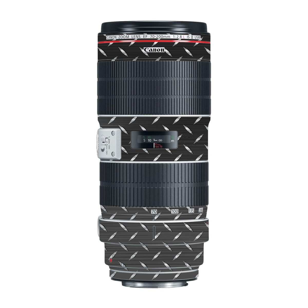 Textured Graphite Tread Canon EF 70-200mm F/2.8L IS III USM Camera Lens Skin