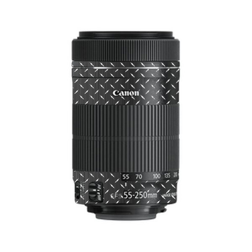 Textured Graphite Tread Canon EF-S 55–250mm f/4–5.6 IS STM Camera Lens Skin