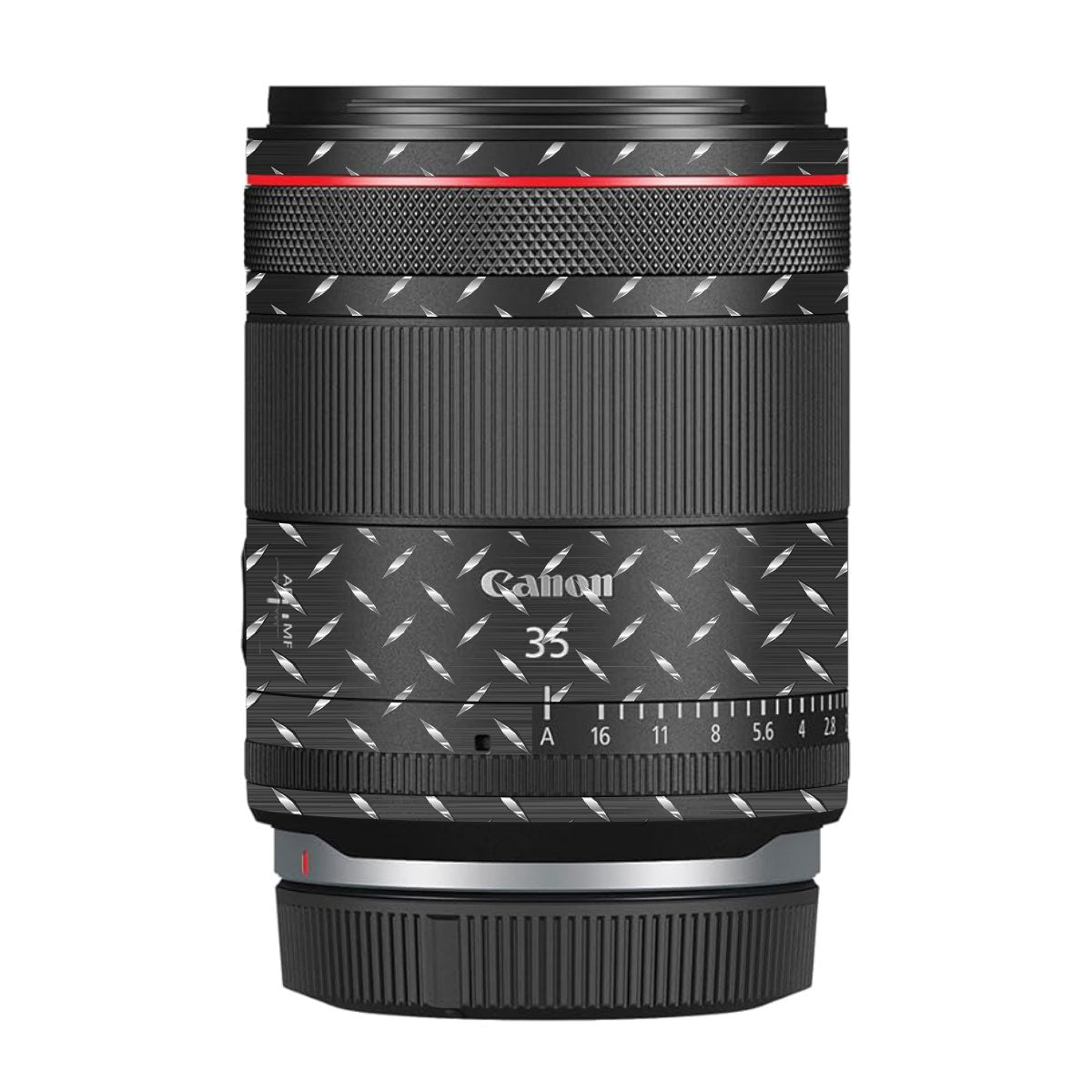 Textured Graphite Tread Canon RF 35mm F/1.4 VCM Camera Lens Skin