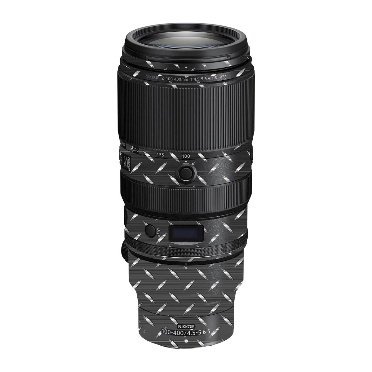 Textured Graphite Tread Nikon Nikkor Z 100-400mm F/4.5-5.6 VR S Camera Lens Skin