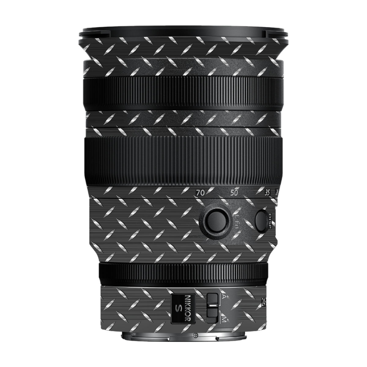 Textured Graphite Tread Nikon Nikkor Z 24-70MM F/2.8 S Camera Lens Skin