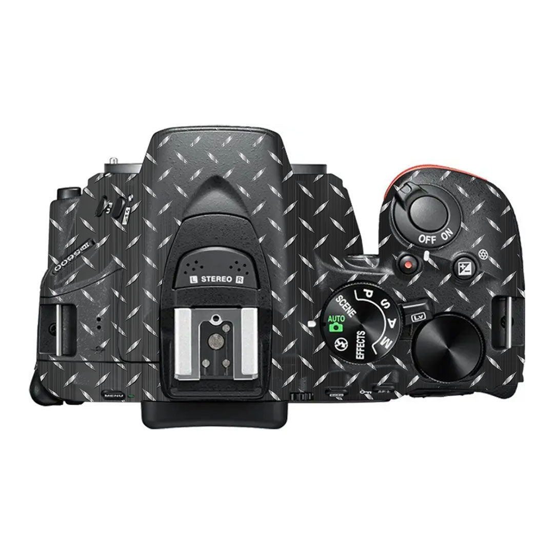 Textured Graphite Tread Nikon D5600 Camera Skin