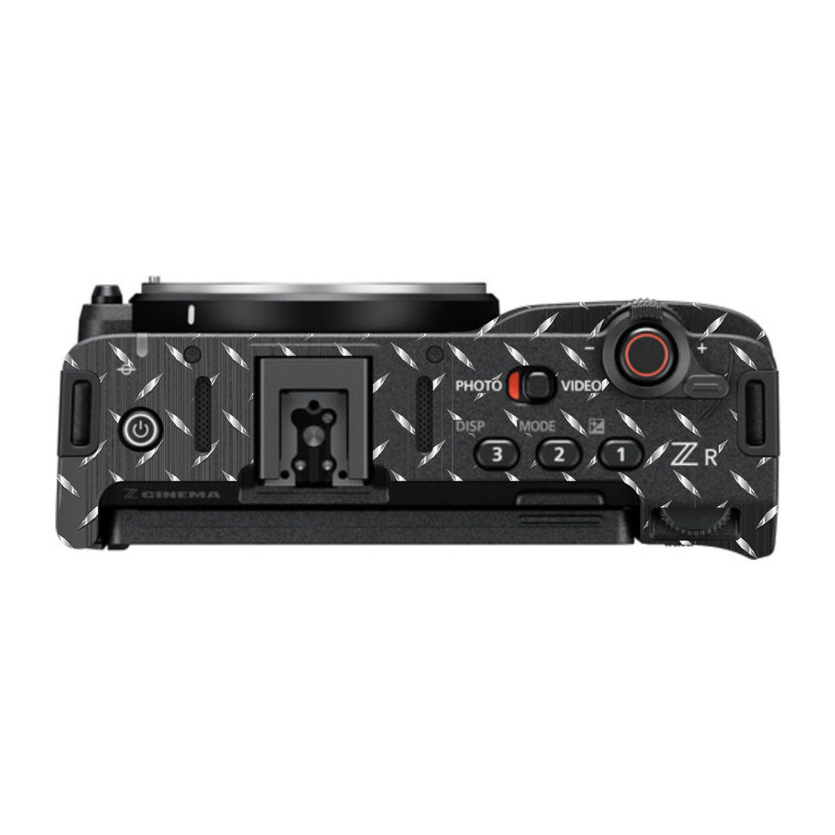 Textured Graphite Tread Nikon ZR Camera Skin