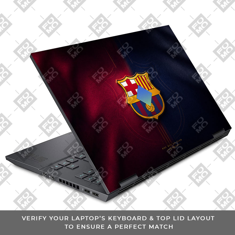 Catalan Pride Barcelona Legacy HP Omen 15 3D Laptop Skin