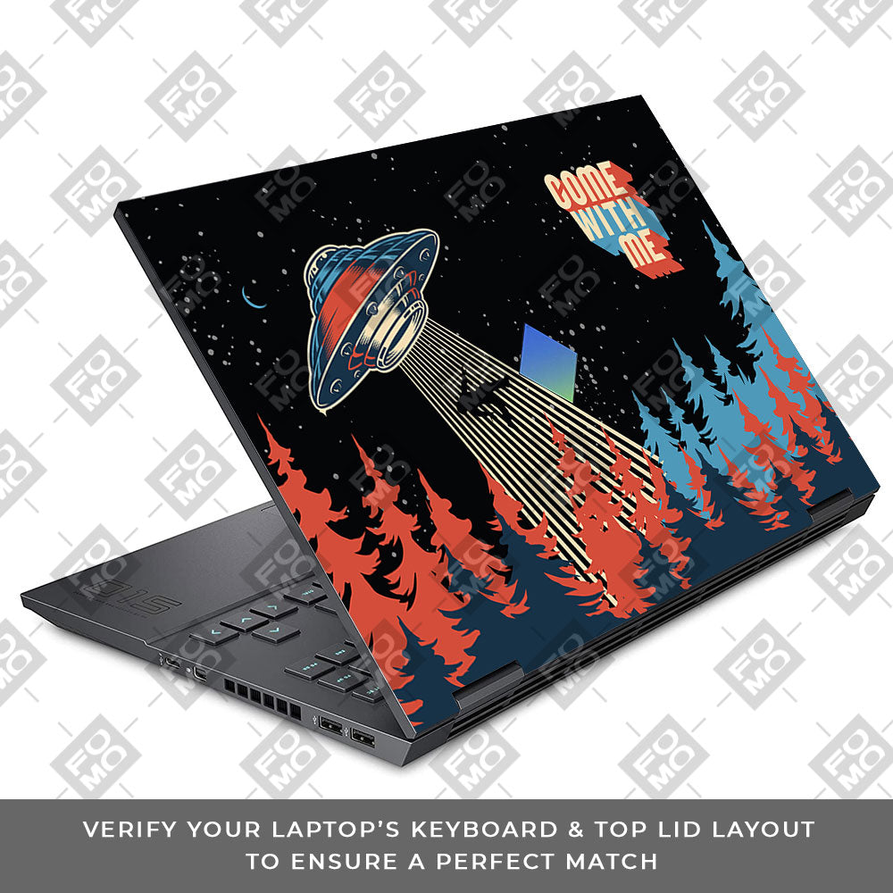 Come with Me HP Omen 15 3D Laptop Skin