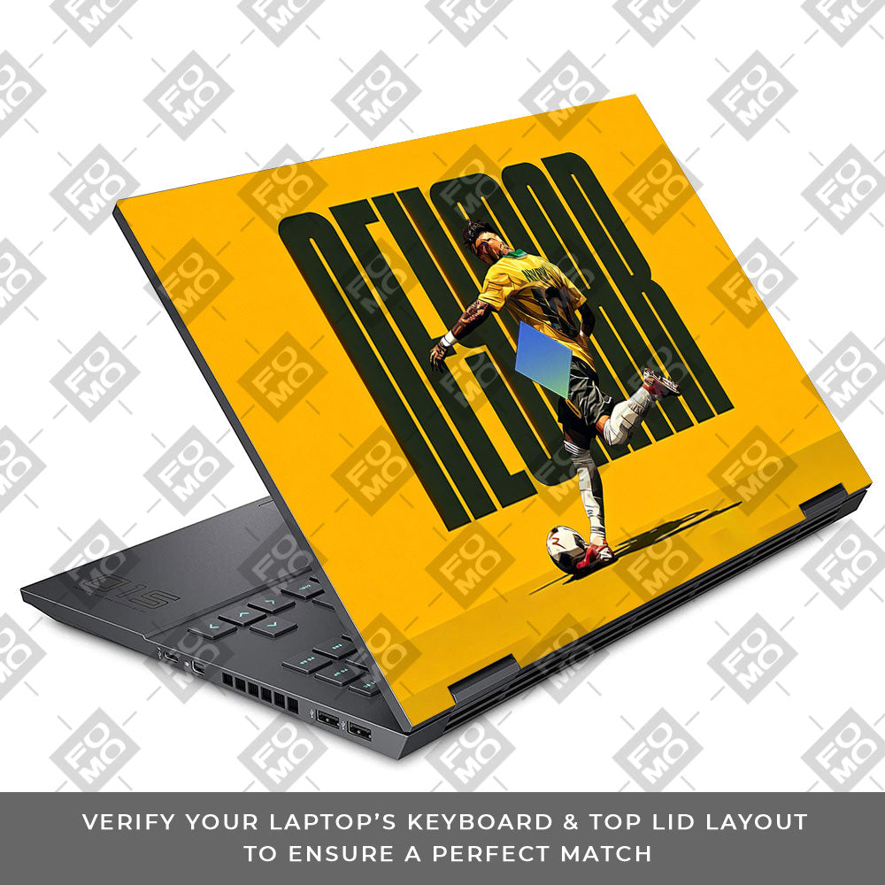 Neymar Brazil Drip HP Omen 15 3D Laptop Skin