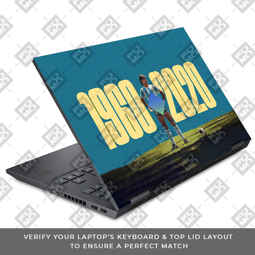 GOAT Era 1960 - 2020 HP Omen 15 3D Laptop Skin