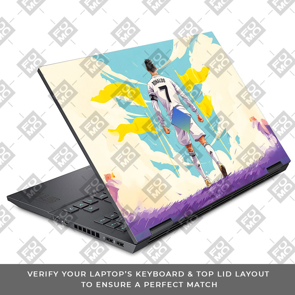 Ronaldo Final Boss HP Omen 15 3D Laptop Skin