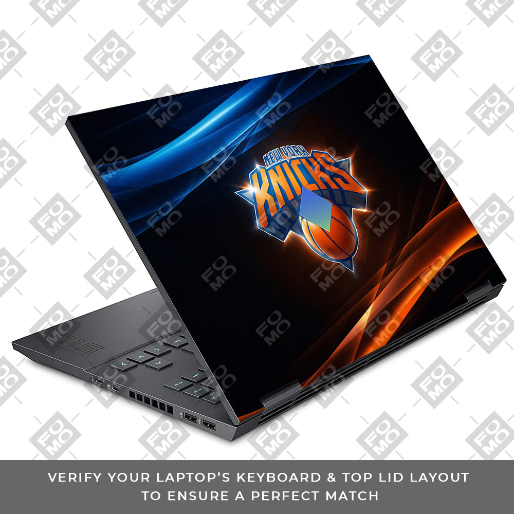Knicks Glow HP Omen 15 3D Laptop Skin