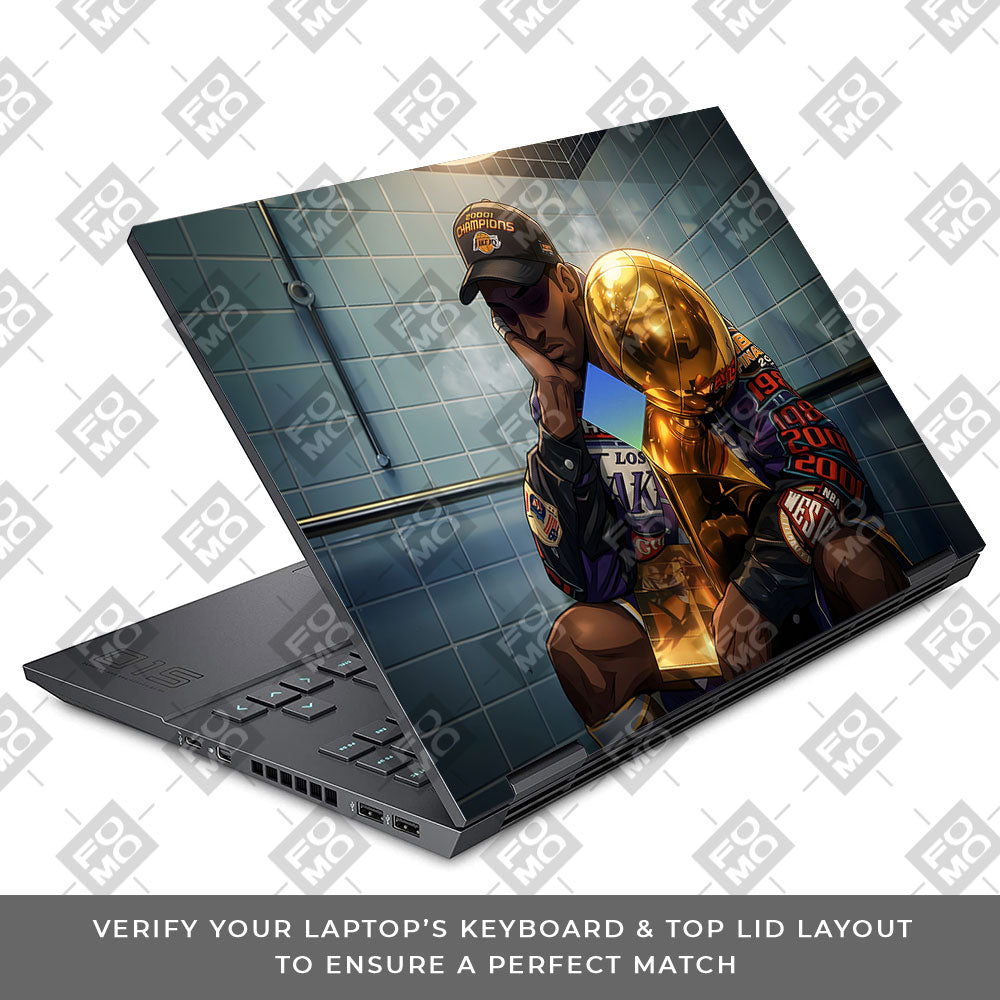 Kobe Trophy HP Omen 15 3D Laptop Skin